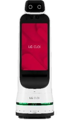 写真:signage robot LG CLOi GuideBot
