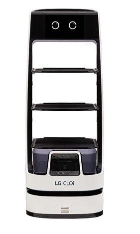 Photo:food-serving robot LG CLOi ServeBot